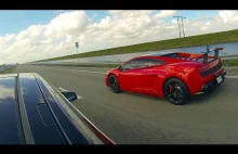 Tesla Model S P85D vs Lamborghini LP570-4 Super Trofeo Stradale