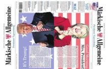 Märkische Zeitung gratuluje zwycięstwa Hillary Clinton? To nie błąd redaktora