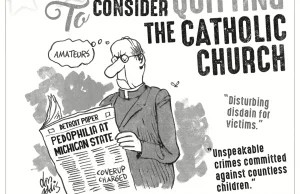 Ateiści wzywają katolików do opuszczenia Kościoła Katolickiego reklamą w gazecie