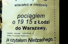 Dziewczyna szuka chłopaka z pociągu. Wywiesiła ogłoszenie. Teraz szuka go...