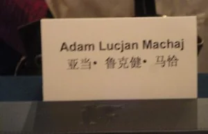 Adam Machaj znany jako Mahan Tang 马汉唐