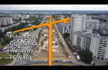 Postępy prac na budowie Południowej Obwodnicy Warszawy POW #03