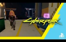 Cyberpunk 2077 stylizowany na grę z Playstation 1 a bardziej DOS