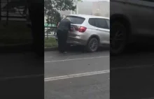 Rosyjski sędzia spowodował wypadek swoim BMW X3 i zmienia tablice rejestracyjne