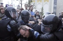 Zamieszki w Moskwie. Ponad sto osób zatrzymanych, w tym Nawalny