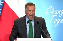 Arnold promuje na COP24 zieloną energię. Sam podróżuje prywatnym...