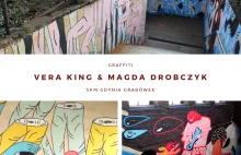 Vera King i Magda Drobczyk - graffiti na przystanku Gdynia Grabówek SKM