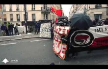 Paris In Chaos - przestępcy z Antify atakują policję, niszczą sklepy, samochody