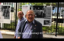Adam Michnik wulgarnie po demonstracji paliKODziarni (16.07.2017