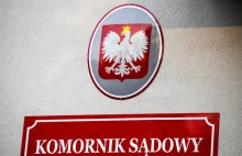 Komornik z Bełchatowa zawieszony