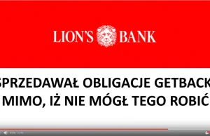 Tak oszukiwano klientów w bankach m.in. Lion's Bank Oddz. Idea Bank S.A.