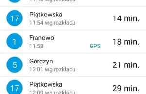 [POZNAŃ][Android] PEKA - wirtualny monitor - dokładny czas odjazdu MPK z GPS