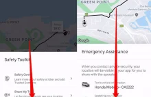 UBER RPA wprowadza panic button w aktualizacji aplikacji.