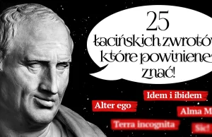 Łacińskie zwroty, które powinieneś znać! 25 wybranych zwrotów...