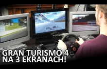 Gran Turismo 4 (PS2) na trzech telewizorach