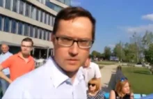 Relacjonował spotkanie Trzaskowskiego. Został zaatakowany przez wiceministra PO