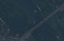 most pontonowy na Wiśle w Warszawie okiem satelity.