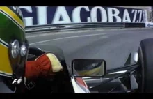 F1 Senna - unikatowe nagranie ukazujace kunszt mistrza.