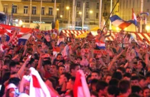 Powitanie drużyny Chorwacji- vice mistrza świata w piłce nożnej 2018