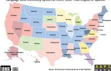 Najpopularniejszy język używany w stanach USA po angielskim lub hiszpańskim
