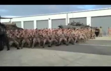 New Zealand Army Soldiers doing HAKA