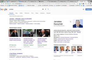 Wpisz w wyszukiwarkę JAROSŁAW KACZYŃSKI... czyli śmieszny Wikihacking.