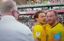 Reakcja kapitana Szwecji na wieść, że Niemcy przegrali z Koreą 0:2