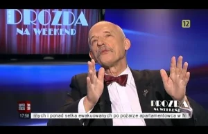 Janusz Korwin-Mikke w programie Drozda na weekend (20.02.2015 Superstacja)