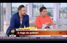 Tomasz Adamek kandydat do PE w dzień dobry tvn 14 maja 2014