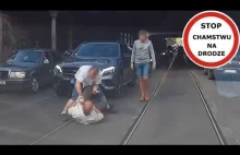 Kierowca kontra pieszy - bójka na jezdni we Wrocławiu