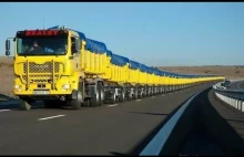 Najdłuższa na świecie ciężarówka - "Pociąg drogowy" w Australii