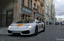 Lamborghini Gallardo jako taxi we Wrocławiu