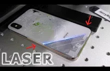 Naprawianie rozbitego IPhone'a X laserem