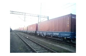 Pociąg towarowy z Chin dotarł do Polski 15 godzin przed czasem