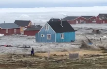 Tsunami uderzyło w wybrzeże Grenlandii. Przerażające nagrania