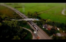 the tilt shift effect with drone footage.worth a look hey