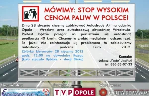 STOP wysok cenom paliw w Polsce