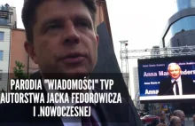 Parodia "Wiadomości" TVP autorstwa Jacka Fedorowicza i .Nowoczesnej |...