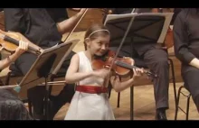 Genialna 10-latka gra skomponowany przez siebie koncert skrzypcowy
