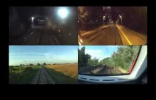 Nowe wideorejestratory w polskich pociągach. Fragmenty zapisów w 4K UHD