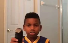 Dzieciak nagrywa "tutorial" fryzjerski. Ups... [VIDEO]