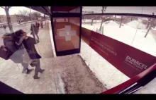 .@Duracell (Canada) Moments of Warmth (surprise bus shelter) #PowerWarmth