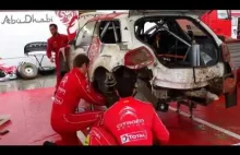 Naprawa Citroena WRC w 30min podczas rajdu polski