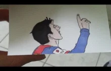 Animacja najlepszych akcji Lionela Messiego