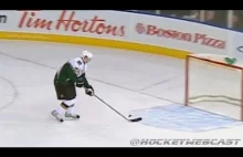 Patrik Stefan pudłuje do pustej bramki NHL