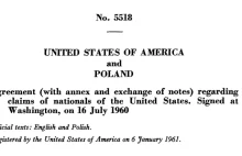 Umowa indemnizacyjna z 1960 r. pomiędzy USA I PRL