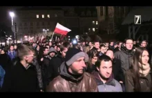 Kraków - protest przeciwko fałszowaniu wyborów samorządowych