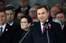 „Polacy muszą pamiętać o swojej historii” przemówienie Prezydenta RP A.Dudy