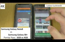 Samsung Galaxy Note8 vs Samsung Galaxy S8+ | 6GB vs 4GB RAM Jak jest różnica ?