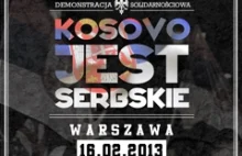 Warszawa: Demonstracja poparcia dla serbskiego Kosowa 2013